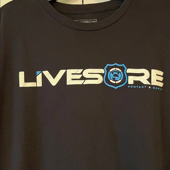 Men's Livesore "Protect & Serve" tee shirt - Picture 3 of 8